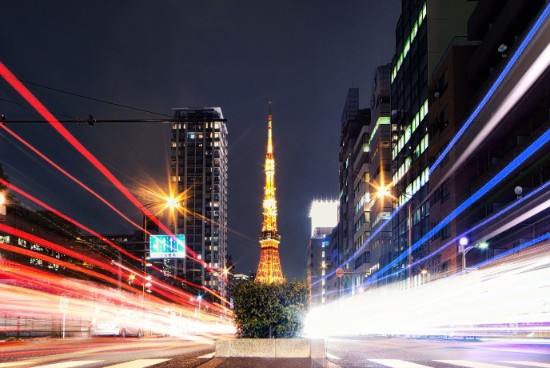 The light trails island instagram picture guide book for photography in tokyo location